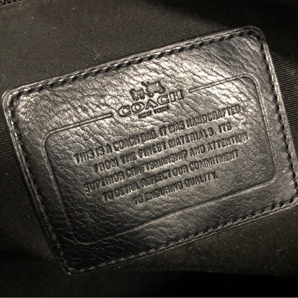 Coach men’s backpack black and gray - Picture 13 of 15